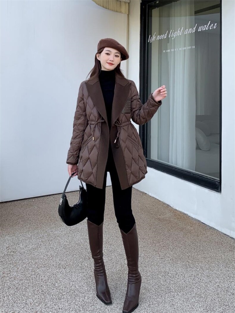 羽绒服，女装羽绒服，水恋百合