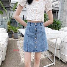 牛仔半裙 超显瘦,女装半身裙,艺尚丽人