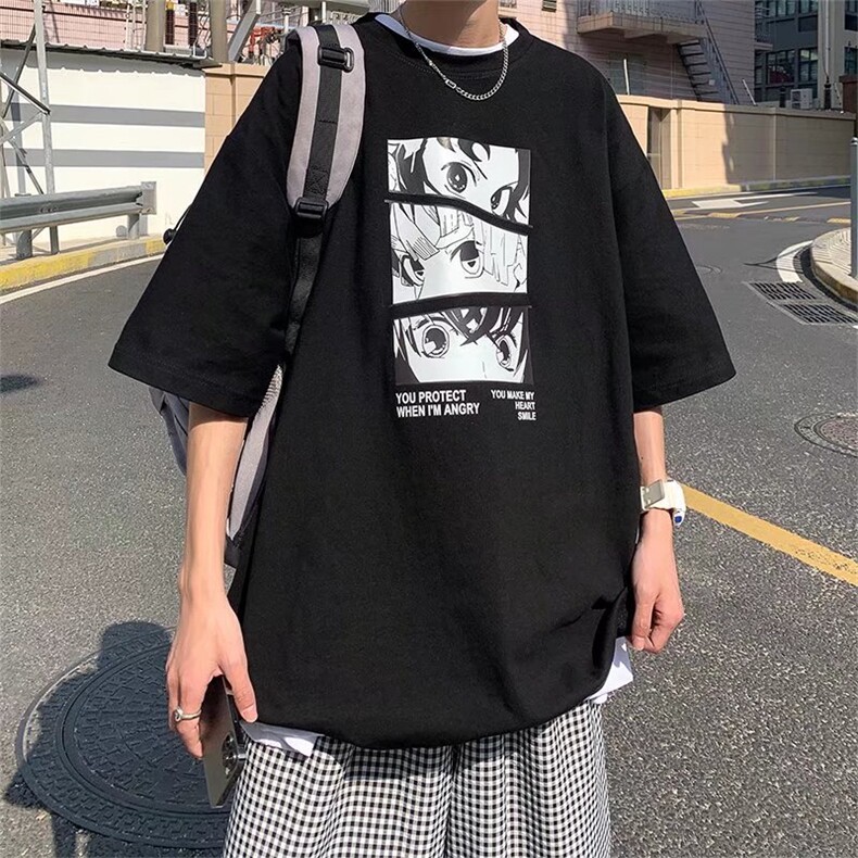 男圆领T恤印花宽松短袖T176P28,男装T恤,星座1116-2