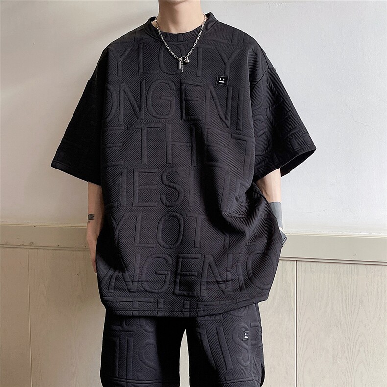 平铺短袖T袖男DT8778P35短裤男DK8779P40大码休闲套装TZ8780P75控,男装休闲套装,星座227-7