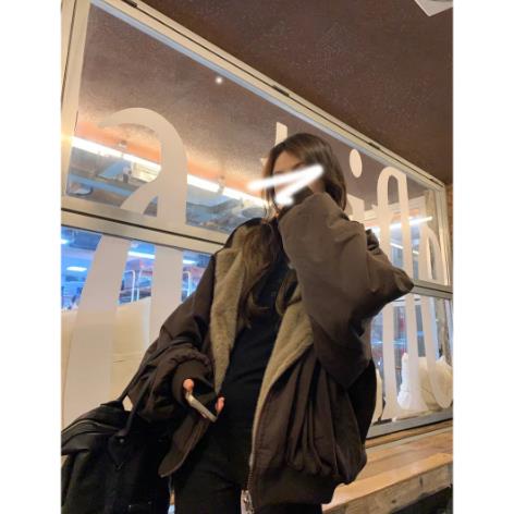 现货 双面穿帆布水洗棉情侣座山雕棉服M2677-P95网图图片
