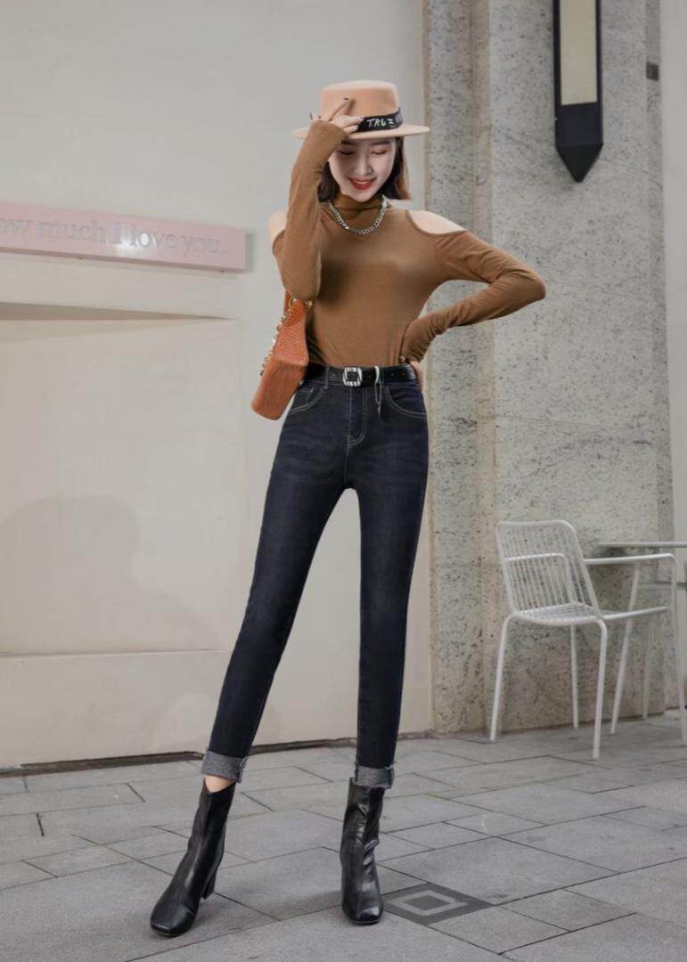 紧身牛仔裤，女装牛仔裤，茂源祥