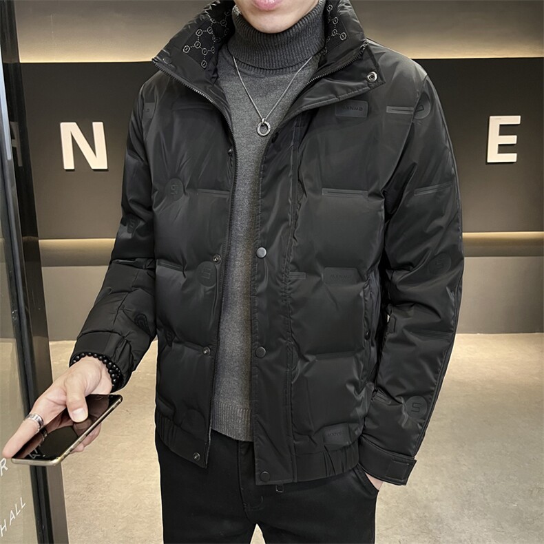 2022冬季短款连帽羽绒服男日系休闲面包服保暖外套Y8820,男装羽绒服,电商A239