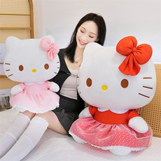 蝴蝶结凯特猫潮流床上伴侣摆件
