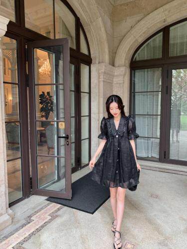 甜美娃娃裙连衣裙，女装连衣裙，M.W 嫚维