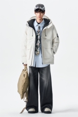 冬季羽绒服男款户外工装休闲情侣加厚保暖外套XZ309Y95707P248，男装羽绒服，星座309（原A406）