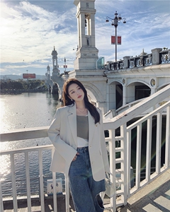 现货新款后背开衩西装外套 P135-K218图片