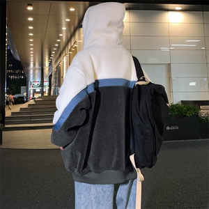 2024冬上新加绒加厚棉衣羊羔绒百搭连帽外套男女986-P110控价158