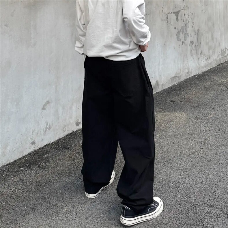 秋季宽松水洗直筒港风百搭工装弯刀男士休闲裤XA441-P48,男装工装外套,星座208-5