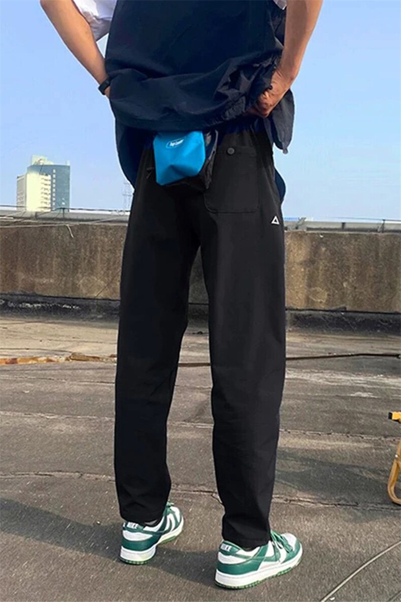 （网图慎用）特批P30无差价三角标宽松百搭美式复古休闲裤男K5622,男装休闲裤,电商A001