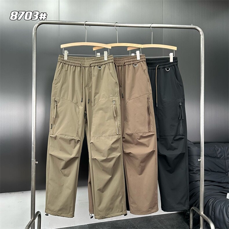 抖音数据款工装裤男宽松运动休闲裤大口袋男长裤A329-K8703-P60,男装工装外套,电商A329
