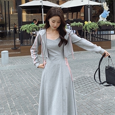 【新款现货】时尚卫衣+连衣裙套装088-8805p135k198，女装套装/套裙，2C088