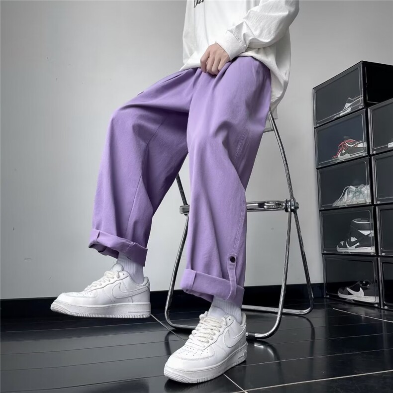 休闲裤男士春秋新款直筒长裤DH942P43,男装休闲裤,星座1116-2