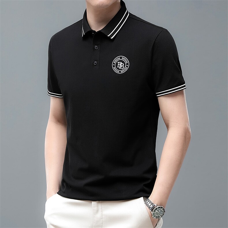 F86117男士2023年夏季新款百搭T恤男短袖商务休闲体恤男P52,男装T恤,电商B360