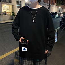 M67061-P45加绒款-P65圆领毛衣男大码针织衫男毛线衣线衫，男装针织衫/毛衣，电商A040