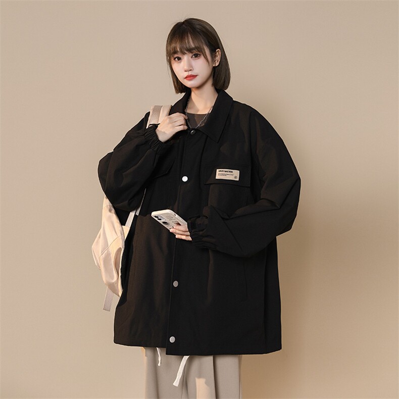 ！815A-MJ7332-68特2025秋季外套秋装工装外套宽松休闲夹克女,男装夹克,星座815A