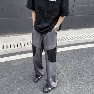 薄款户外登山裤子夏季男美式机能冲锋裤网眼速干大口袋伐木工装裤图片
