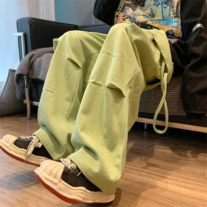 04纯色工装裤男时尚简约宽松直筒大口袋休闲裤XZ211-1-K2202-P65图片