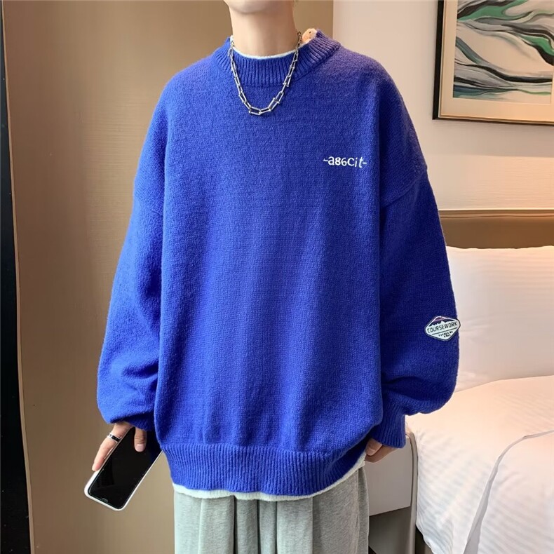 高质量秋冬季毛衣男士加厚线衣男针织衫男1354-P45，男装针织衫/毛衣，星座910-5