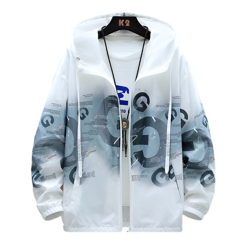 渐变冰丝防晒服夏季薄款户外防紫外线透气夏防晒衣服A438-08-P30,男装防晒衣,电商A438