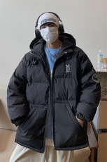 港风新品小兔刺绣宽松男士棉衣韩版情侣棉服冬装外套G1035P128，男装棉衣，电商A339
