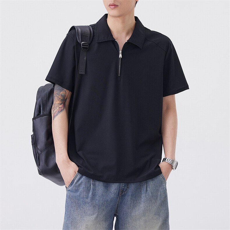 夏季短袖t恤男士大码潮流冰丝凉感半袖POLO衫T恤上衣YD3219-P39,男装Polo衫,星座310B-3