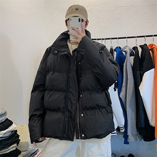 2025新款PU皮棉服羽绒棉宽松棉衣大码冬衣225-2-20503-P115，男装棉衣，星座225-2