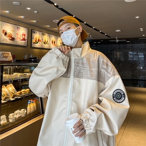 23/秋季高品质拼接PU夹克外套PJK01-P90控128图片