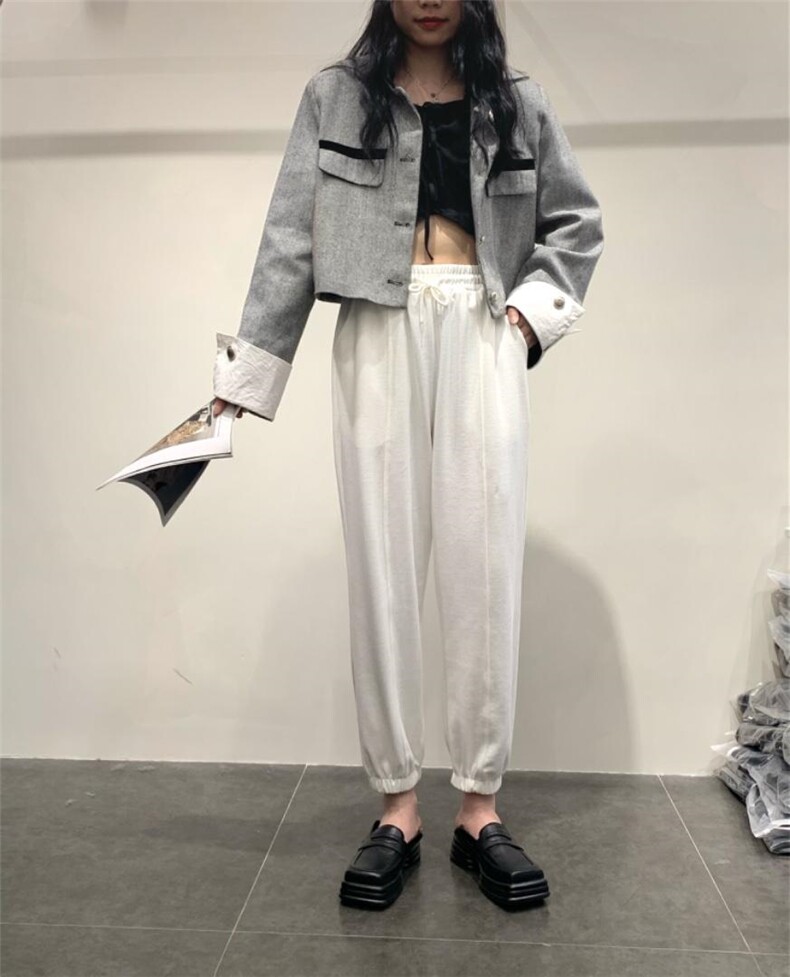 春季新款休闲卫裤，女装休闲裤，月光水岸