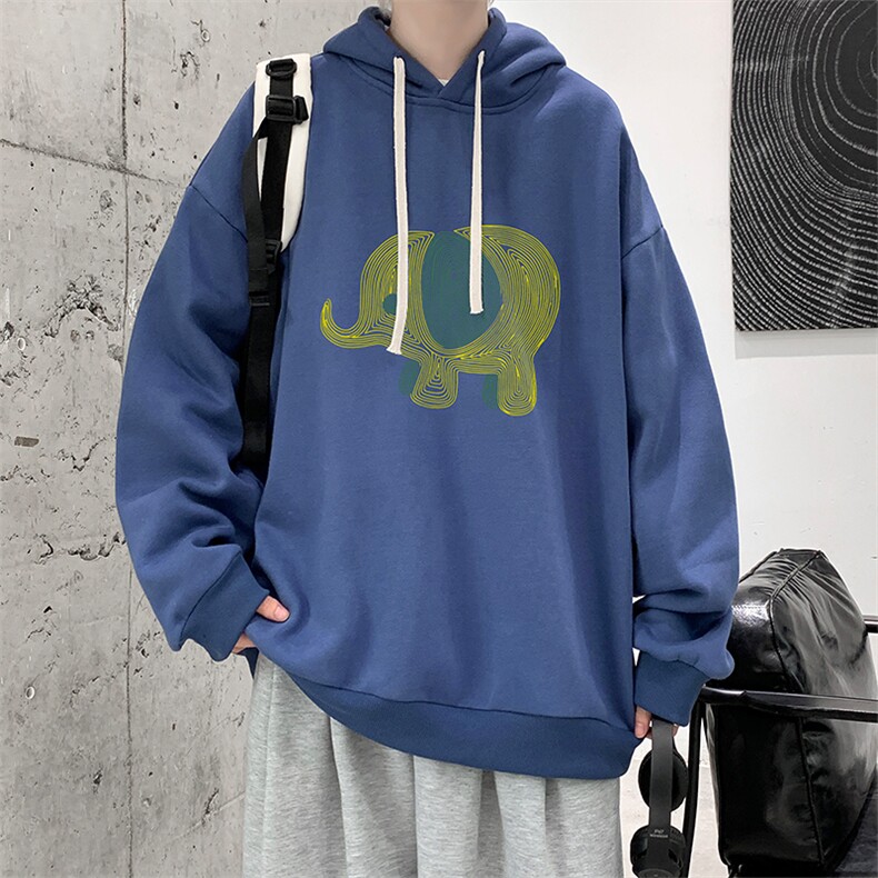 连帽卫衣男大码胖子帽衫大号运动服WY2441-P35,男装卫衣,电商A040