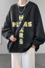 现货WY10082-特P45控88春季新款扎染高品质百搭大码圆领卫衣，男装卫衣，电商A059