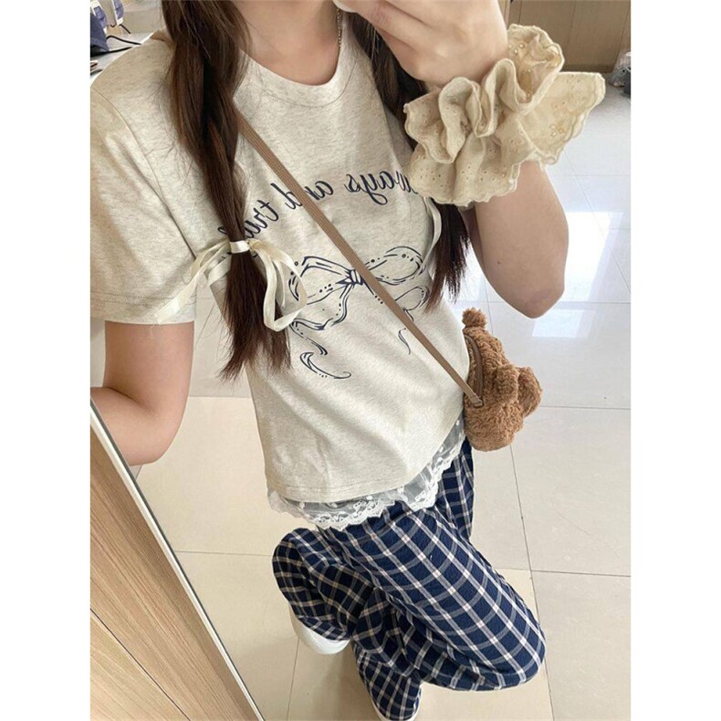 AK2352-P45休闲裤女夏季慵懒风高腰阔腿直筒裤遛弯裤拖地长裤,女装休闲裤,星座617A-2
