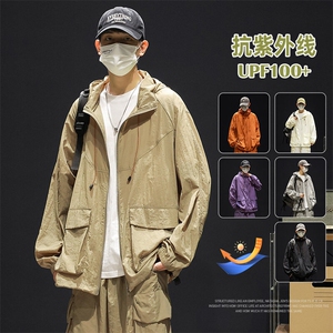 UPF100+有报告 凉感轻薄透气套装防晒服 两件套HS621-P70图片