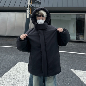 【有货】DY183-P82冬季美潮高级感连帽棉服男欧美街头外套情侣潮图片