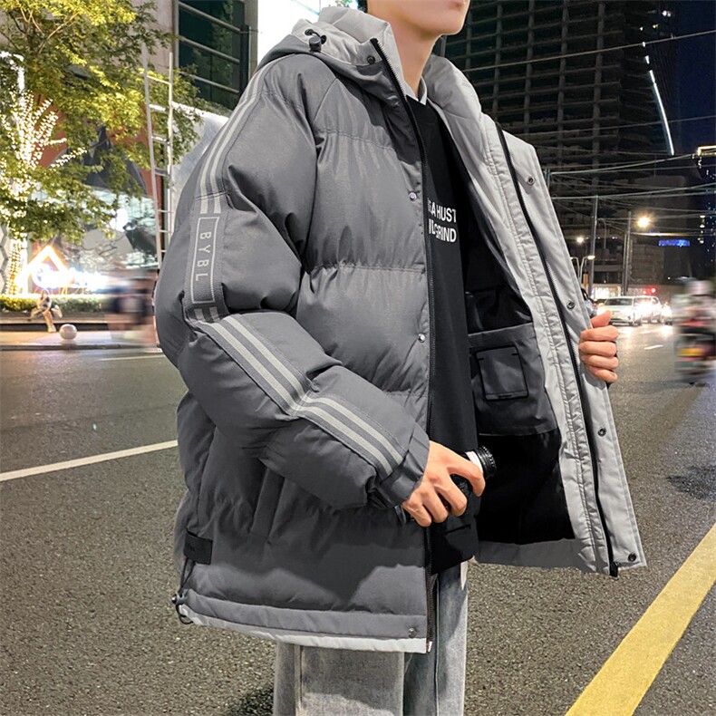三防料抖音品质现货10W件宽松加绒加厚棉衣外套棉服BM333特P85,男装棉衣,电商A486