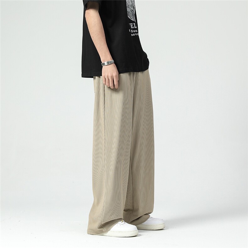 现货百搭针织直筒裤显瘦裤子男情侣休闲裤，男装休闲裤，星座510-1