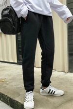 大码裤子男士休闲裤加厚卫裤潮流冬保暖加绒运动裤男8839-2款P65，男装休闲裤，星座802