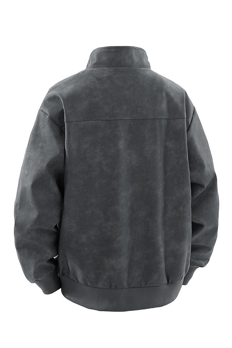3D大码男士休闲夹克外套8502-P80控138大码元,男装皮衣,星座209