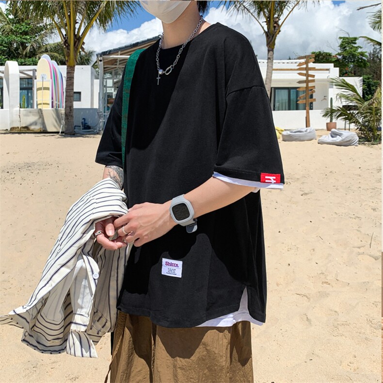 纯棉重磅宽松短袖圆领美式T恤t36-P25,男装T恤,星座1212
