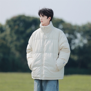 港风冬季新款立领棉服中性情侣风潮牌百搭棉衣外套111-P75图片