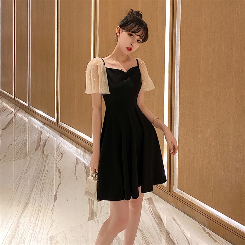 显瘦背带裙套装女2021新款仙的小众两件套网红小个子穿搭洋气,女装连衣裙,潮品会