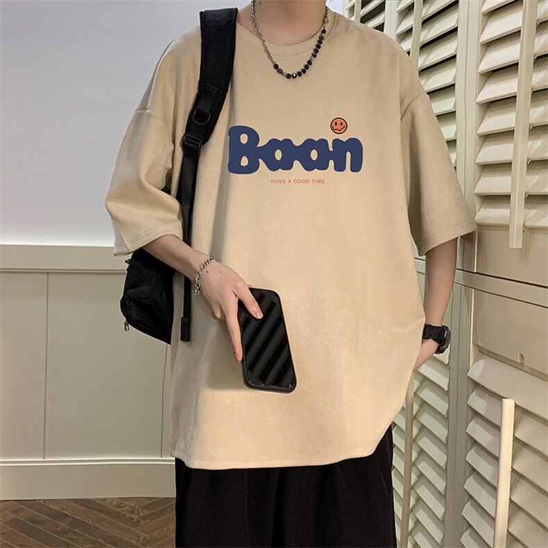 麂皮绒短袖t恤男大码半袖男酒店风JD82406-P25,男装T恤,电商A040