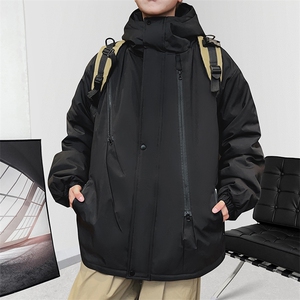 冬季加厚冲锋衣男防水棉衣连帽情侣棉服大码棉袄A266-MY6160-P75图片