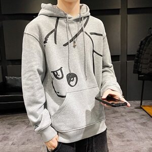 【】A003-HW3081-P55冬装新款加绒连帽男士卫衣 家乐图片