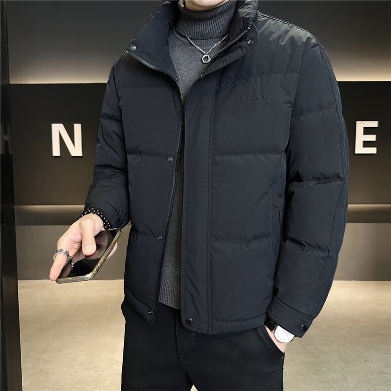 标50绒立领男士羽绒服冬季2025新款加厚外套A313-2632-P215,男装羽绒服,电商A313