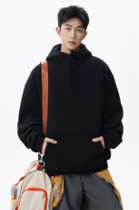 重磅420克空气层连帽卫衣男宽松半拉链长袖外套LM001P6098，女装短外套，电商A073