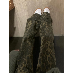 【有货】豹纹牛仔裤男夏季薄款欧美VIBE裤子美式高街KZA25LL-P55图片