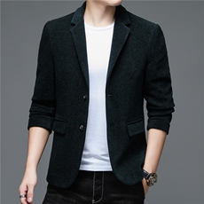 21新款男士冬季休闲中年男款时尚外套秋冬款西服上衣ZL1926-P185，男装西服，电商B212（原钱塘6029）