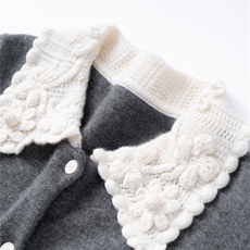 2025年秋季单件长袖圆领开衫，女装羊绒衫，澳冬特羊绒