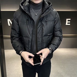 B353 3436 P195 黑2025年连帽冬季新款男加厚保暖防寒服三防面料图片
